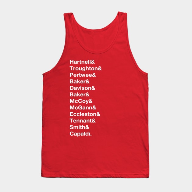 12 Doctors Tank Top by Lil Brahms